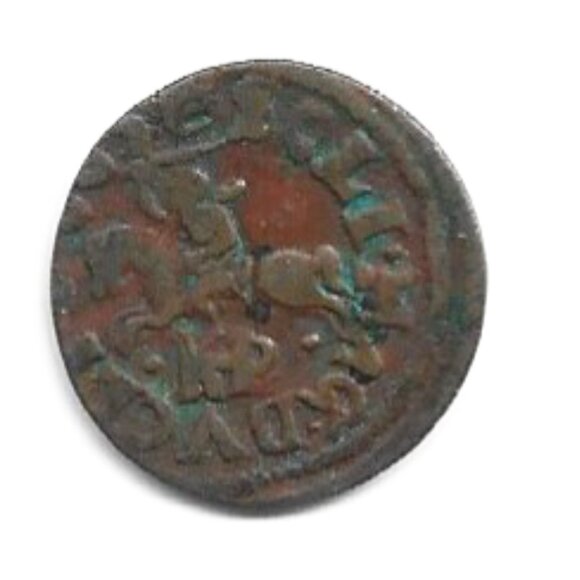 1660-66 Lithuania Schilling Coin (b123) - Picture 1 of 2